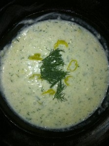 Accidental Locavore Cucumber Yogurt Soup