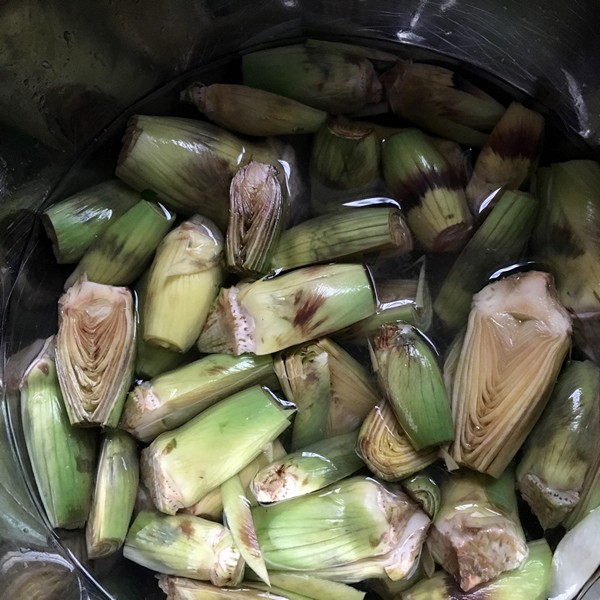 Accidental Locavore Artichokes for Veal Meatballs