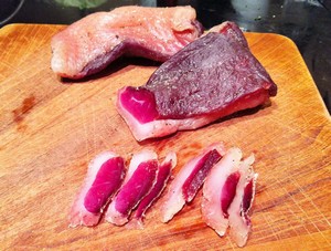 Accidental Locavore Duck Prosciutto Sliced