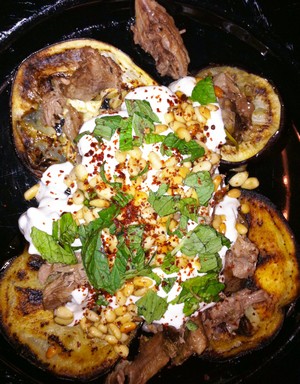 Accidental Locavore Lamb, Eggplant and Yogurt