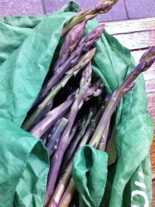 Accidental Locavore Purple Asparagus in Nice
