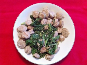 Accidental Locavore Turnip Greens With Andouille
