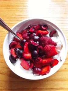 Accidental Locavore Yogurt with Berries