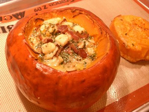 Accidental Locavore Stuffed Red Squash