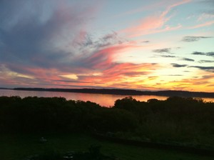 Accidental Locavore Sunset in Maine