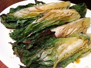 Accidental Locavore Grilled Romaine