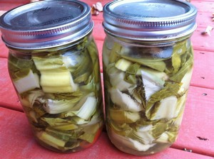 Accidental Locavore Pickled Greens