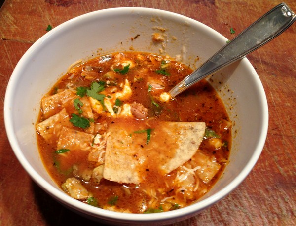 Accidental Locavore Tortilla Soup