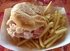 Accidental Locavore Lobster Roll and Fries