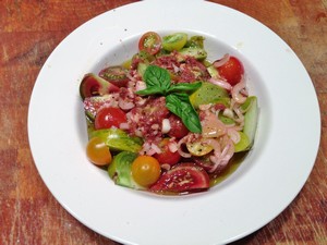 Accidental Locavore Tomato Salad