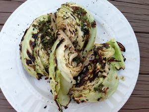 Accidental Locavore Grilled Cabbage