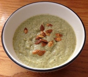 Accidental Locavore Roasted Broccoli Soup