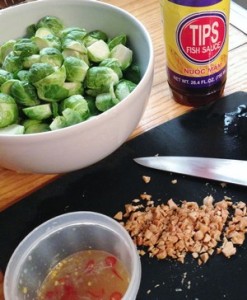 Accidental Locavore Brussels Sprout Prep