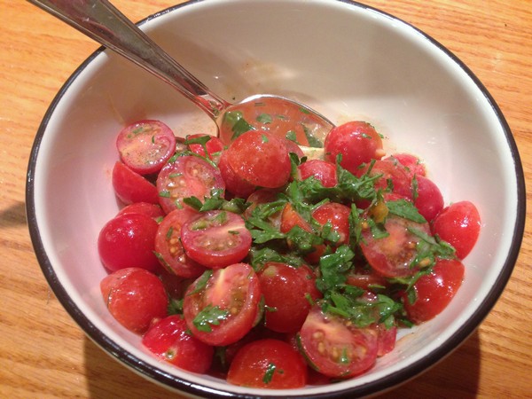 Chile Cherry Tomato Salad - The Accidental Locavore