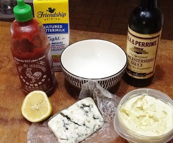 Accidental Locavore Blue Cheese Dressing Makings