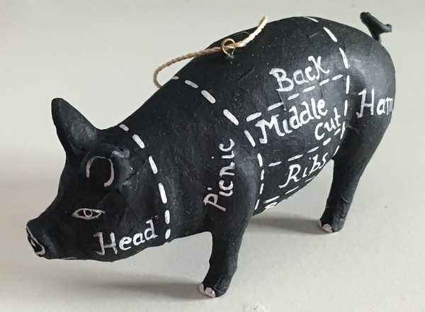 Accidental Locavore Pig Ornament