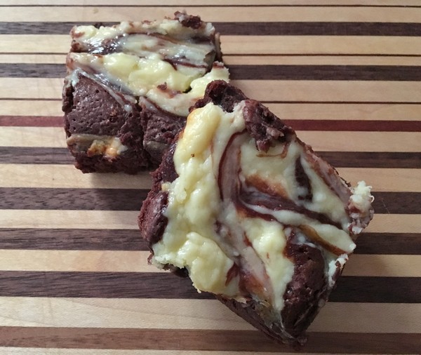 Accidental Locavore Cheesecake Brownies