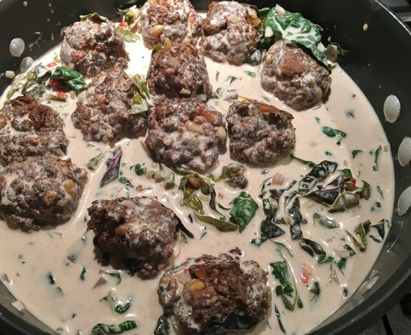 Locavore Nopi Meatballs Cooking