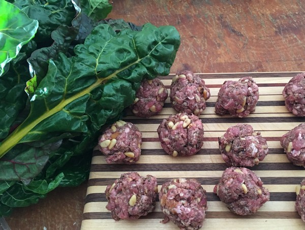 Locavore Nopi Meatballs and Chard