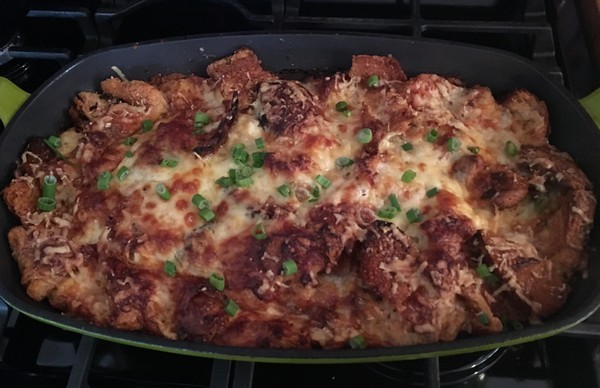 Accidental Locavore Croissant Casserole Baked