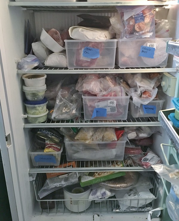 Accidental Locavore Freezer Inside