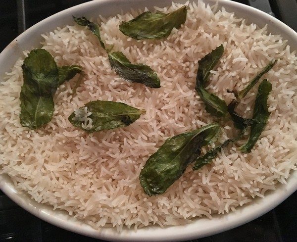 Accidental Locavore Baked Rice With Mint