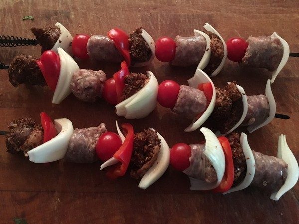 Accidental Locavore Lamb Kebabs Ready