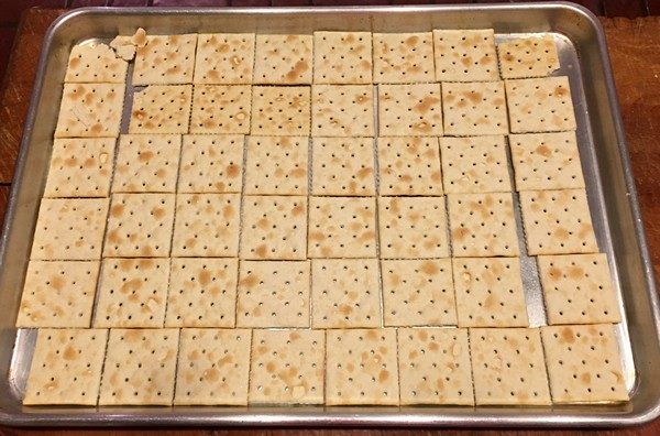 Accidental Locavore Toffee Crack Crackers