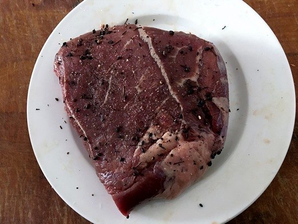 Accidental Locavore Peppercorns on Steak au Poivre