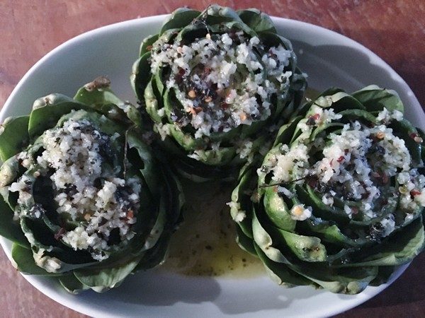 Accidental Locavore Artichokes Ready to Roast