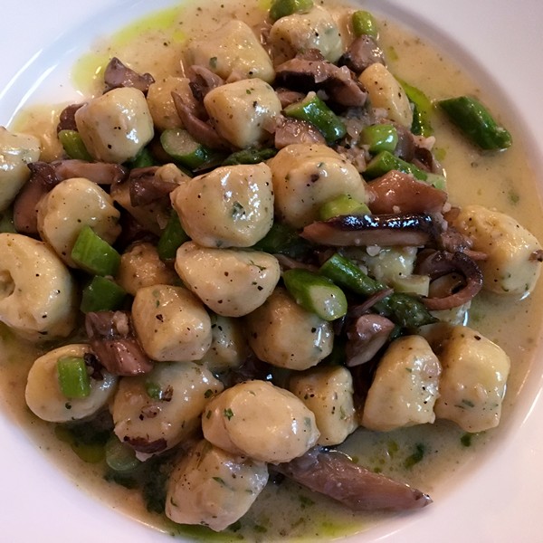 Accidental Locavore Gnocchi at the Amsterdam Restaurant