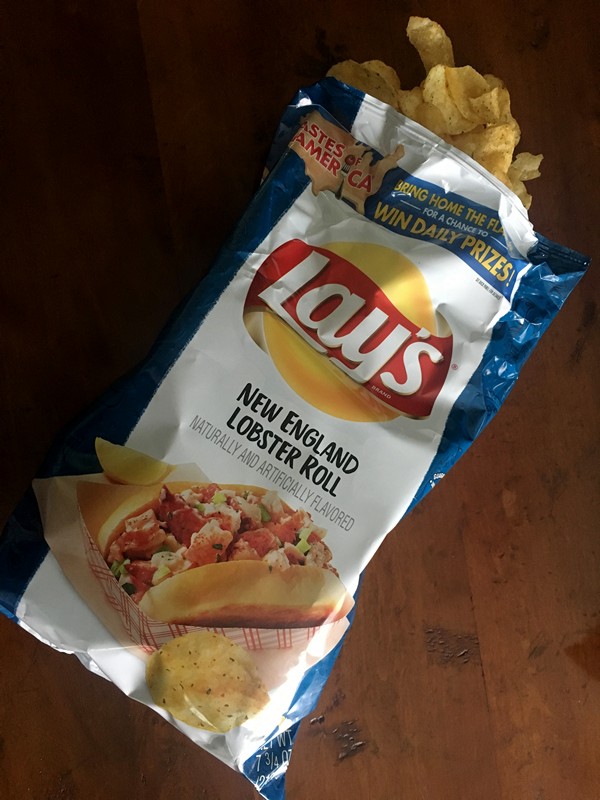Accidental Locavore Lobster Roll Chips in Bag