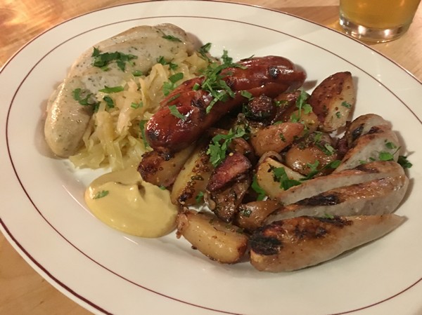 Accidental Locavore German Sausage Platter