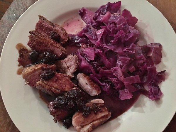 Accidental Locavore Red Cabbage With Duck